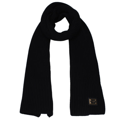 Dolce &amp; Gabbana Schwarze Kaschmirschals