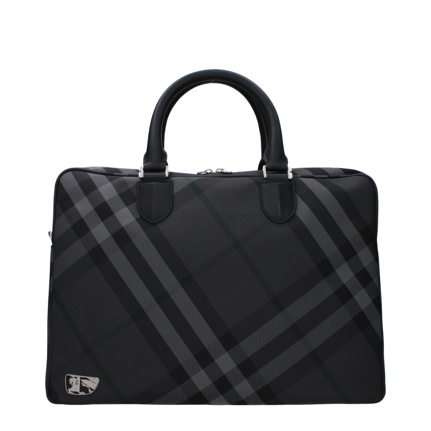 Burberry Graue Business- und Laptoptaschen aus Stoff