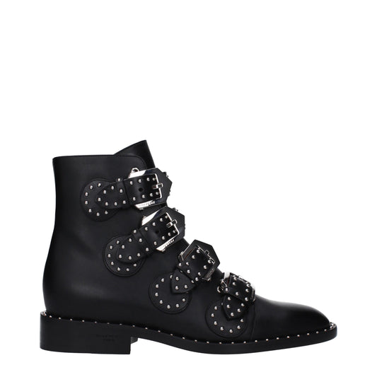 Schwarze Ankle Boots aus Leder von Givenchy