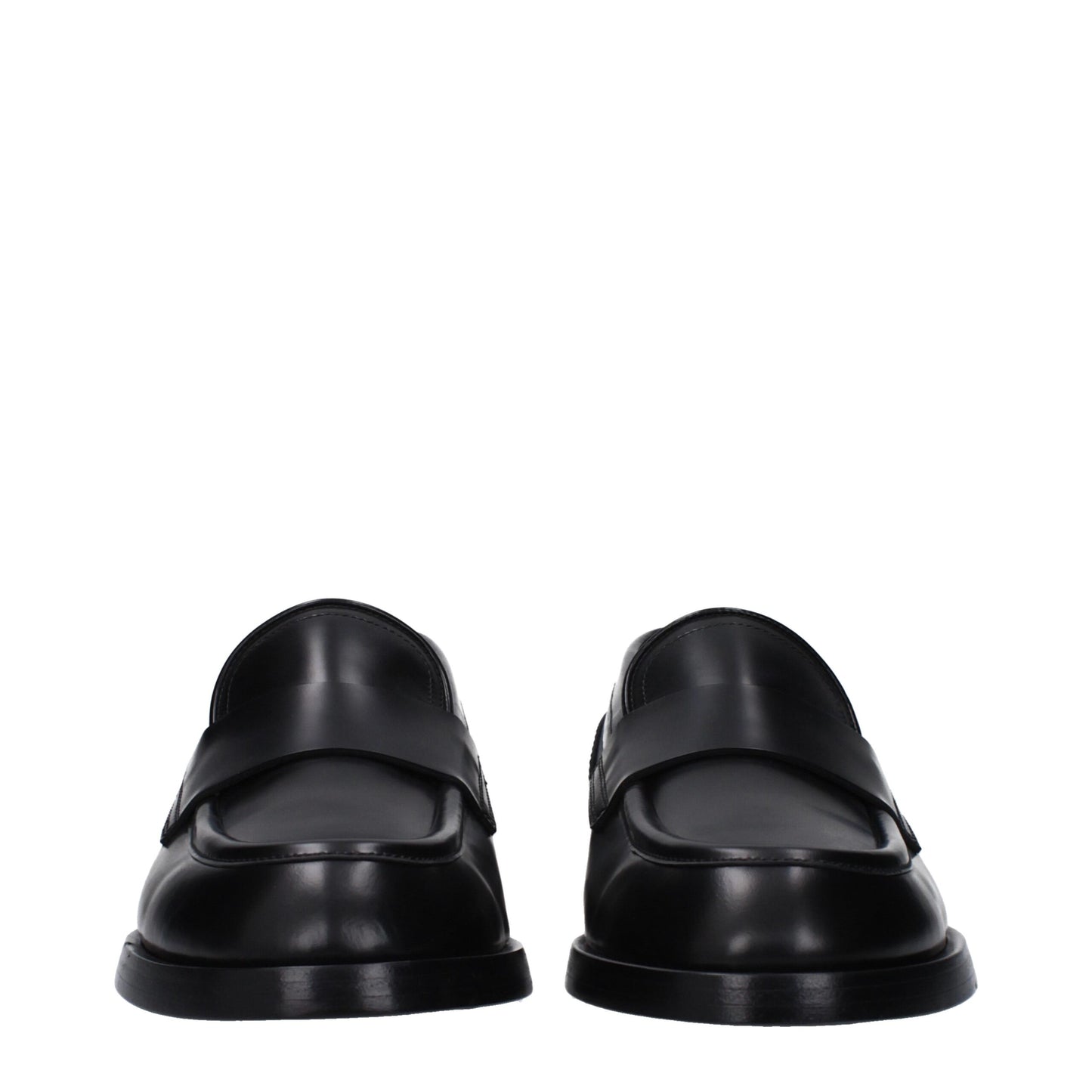 Dolce &amp; Gabbana – Slipper aus schwarzem Leder