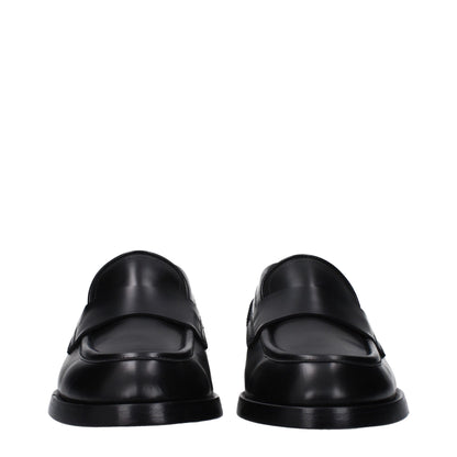 Dolce &amp; Gabbana – Slipper aus schwarzem Leder