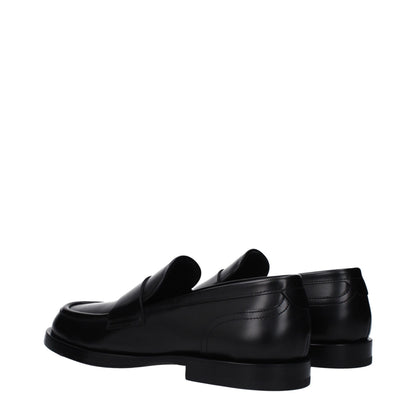 Dolce &amp; Gabbana – Slipper aus schwarzem Leder