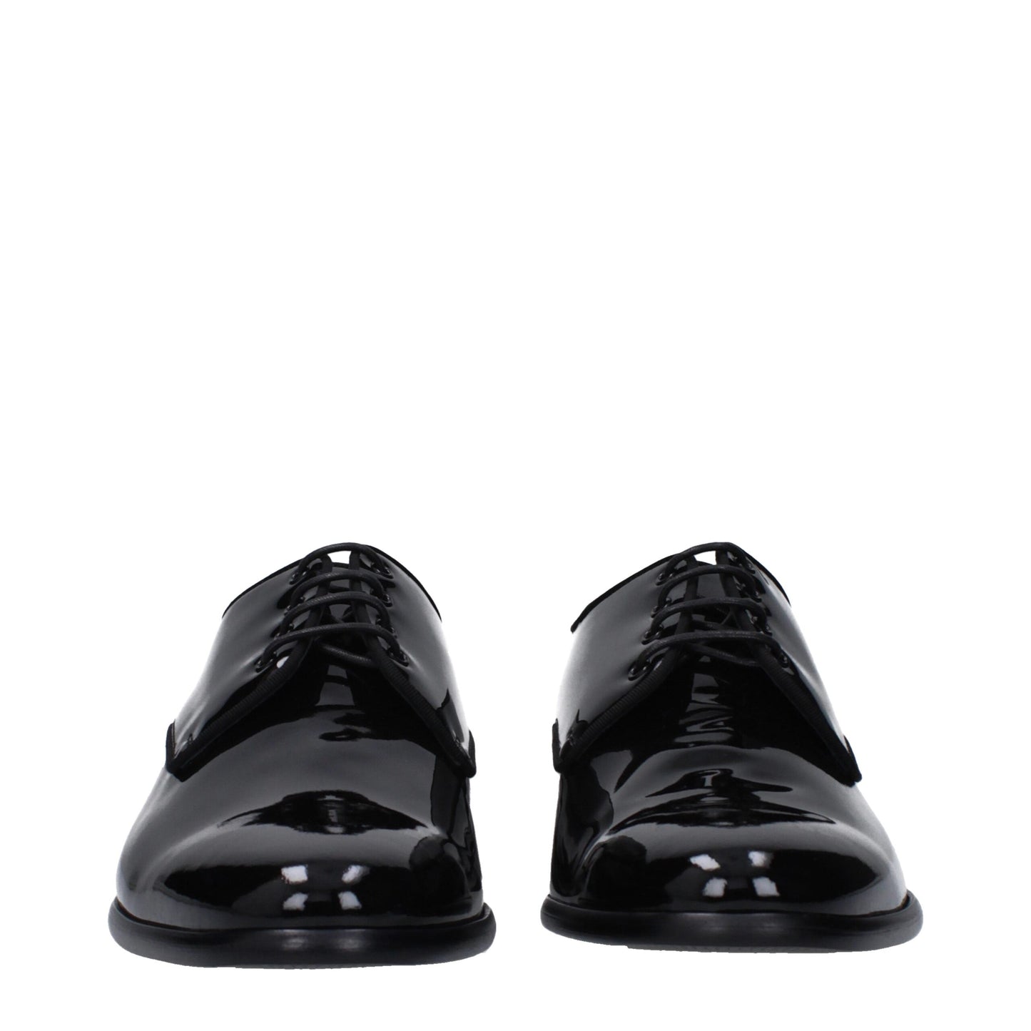 Dolce &amp; Gabbana – Oxfords und Derbys aus schwarzem Leder