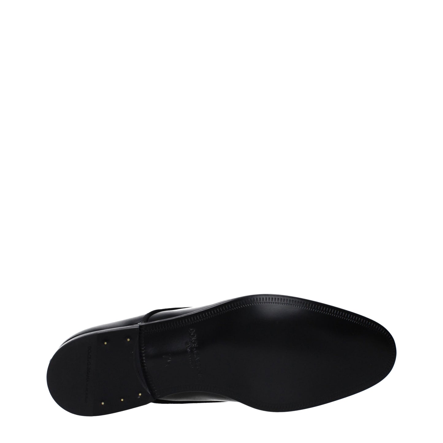 Dolce &amp; Gabbana – Oxfords und Derbys aus schwarzem Leder