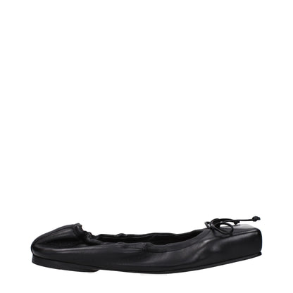 Jacquemus – Schwarze Ballerinas aus Leder