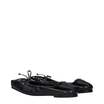 Jacquemus – Schwarze Ballerinas aus Leder