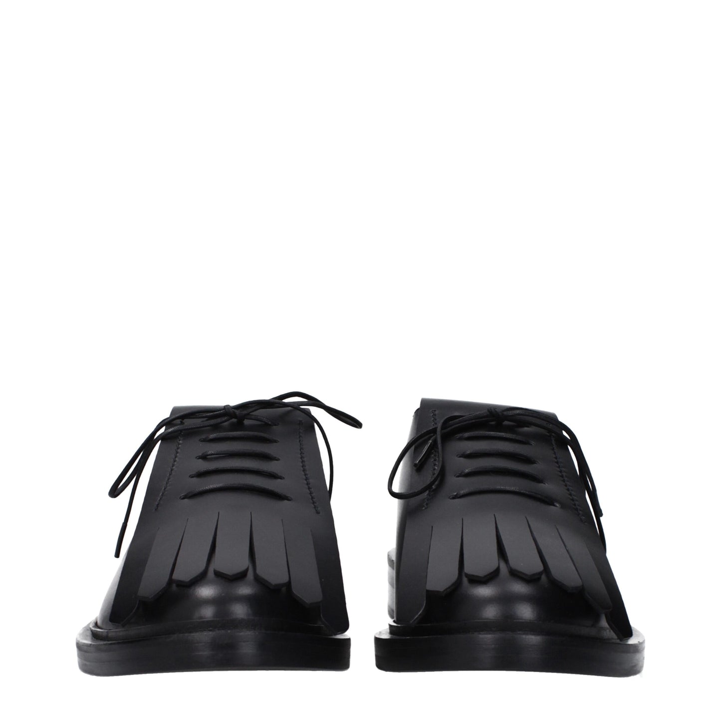 Max Mara – Oxfords und Derbys aus schwarzem Leder
