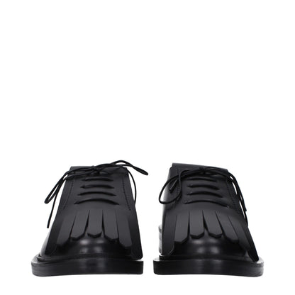 Max Mara – Oxfords und Derbys aus schwarzem Leder