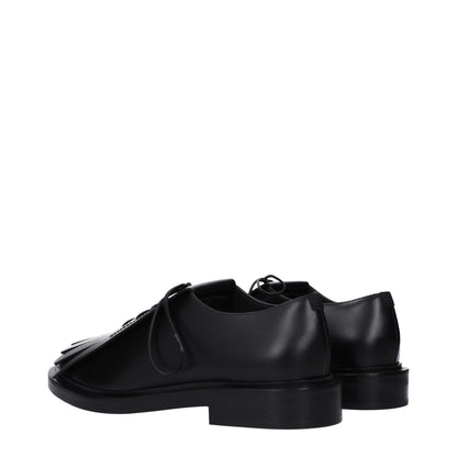Max Mara – Oxfords und Derbys aus schwarzem Leder