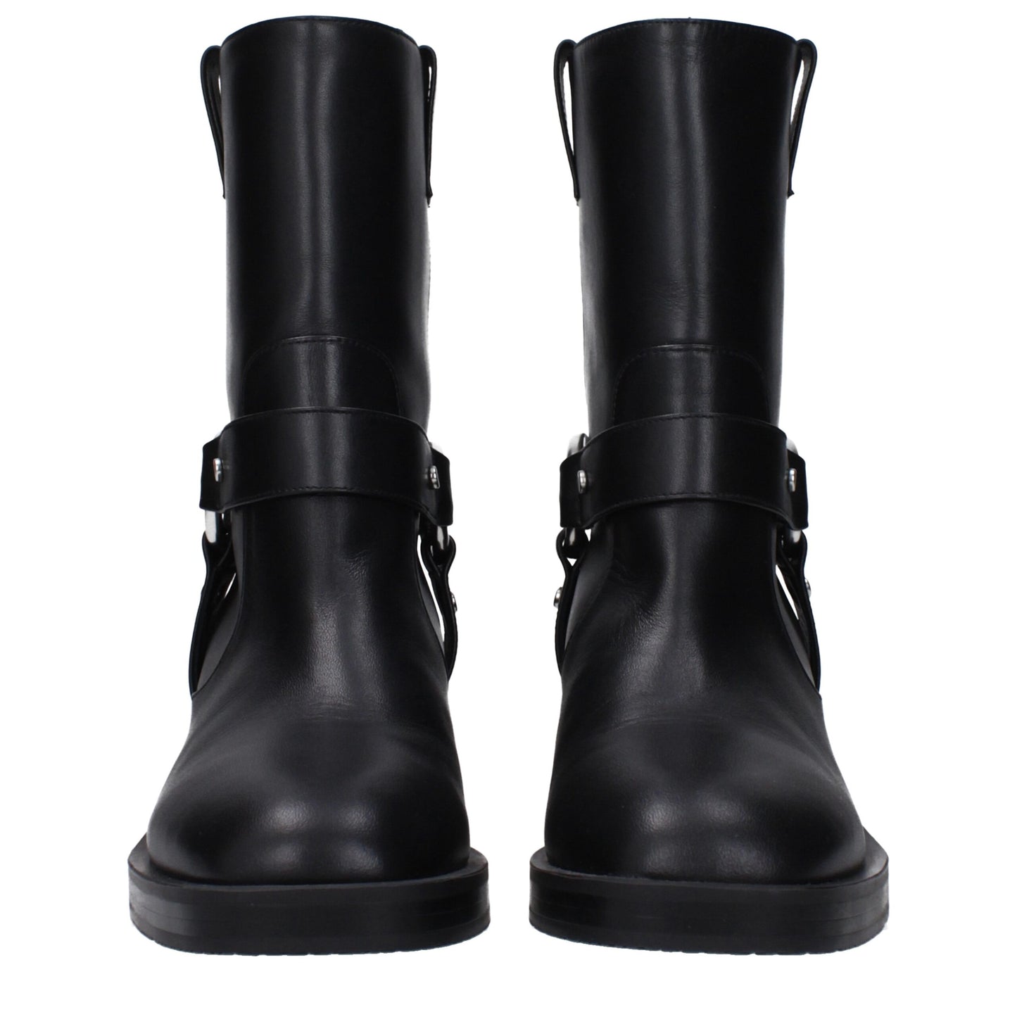 Stuart Weitzman – Schwarze Lederstiefeletten