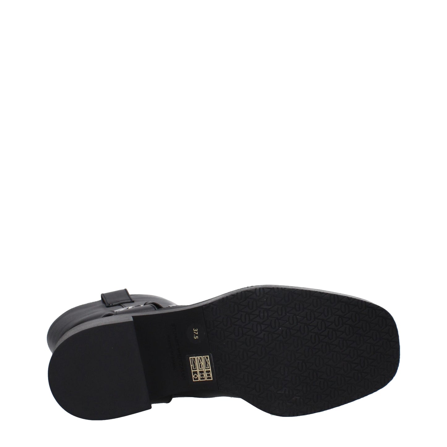 Stuart Weitzman – Schwarze Lederstiefeletten