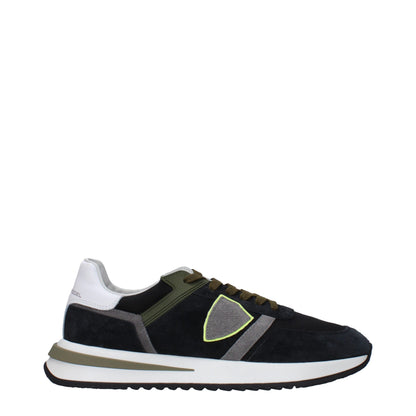 Philippe Model – Sportliche Sneakers aus blauem Leder