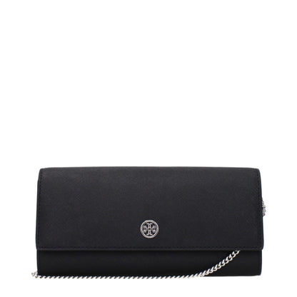 Tory Burch Schwarze Leder-Clutch-Taschen