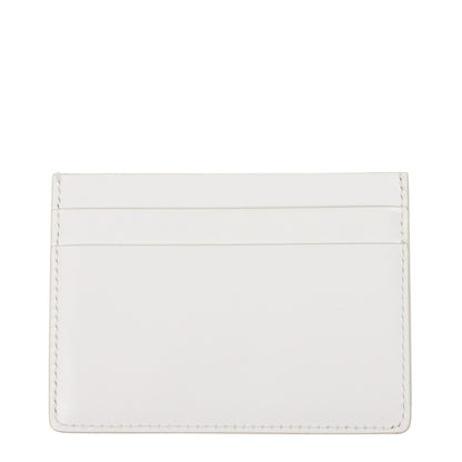 Jil Sander White Leather Cardholder