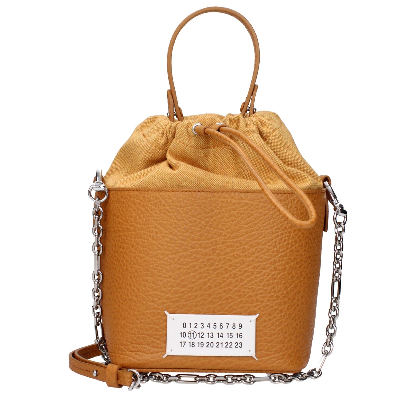 Maison Margiela braune Lederhandtasche