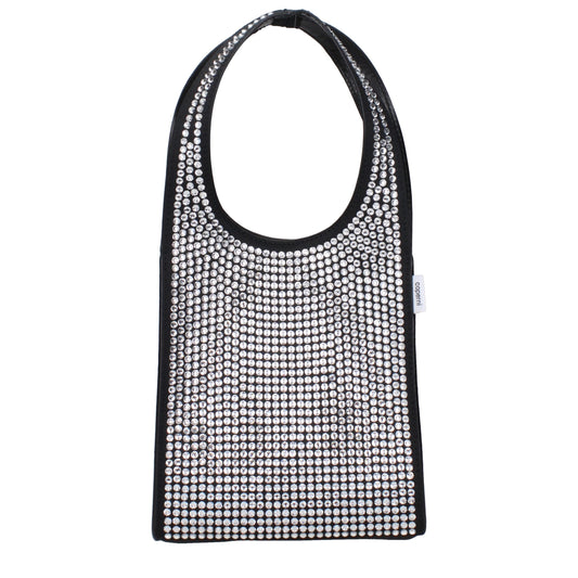 Schwarze Stoffhandtasche von Coperni