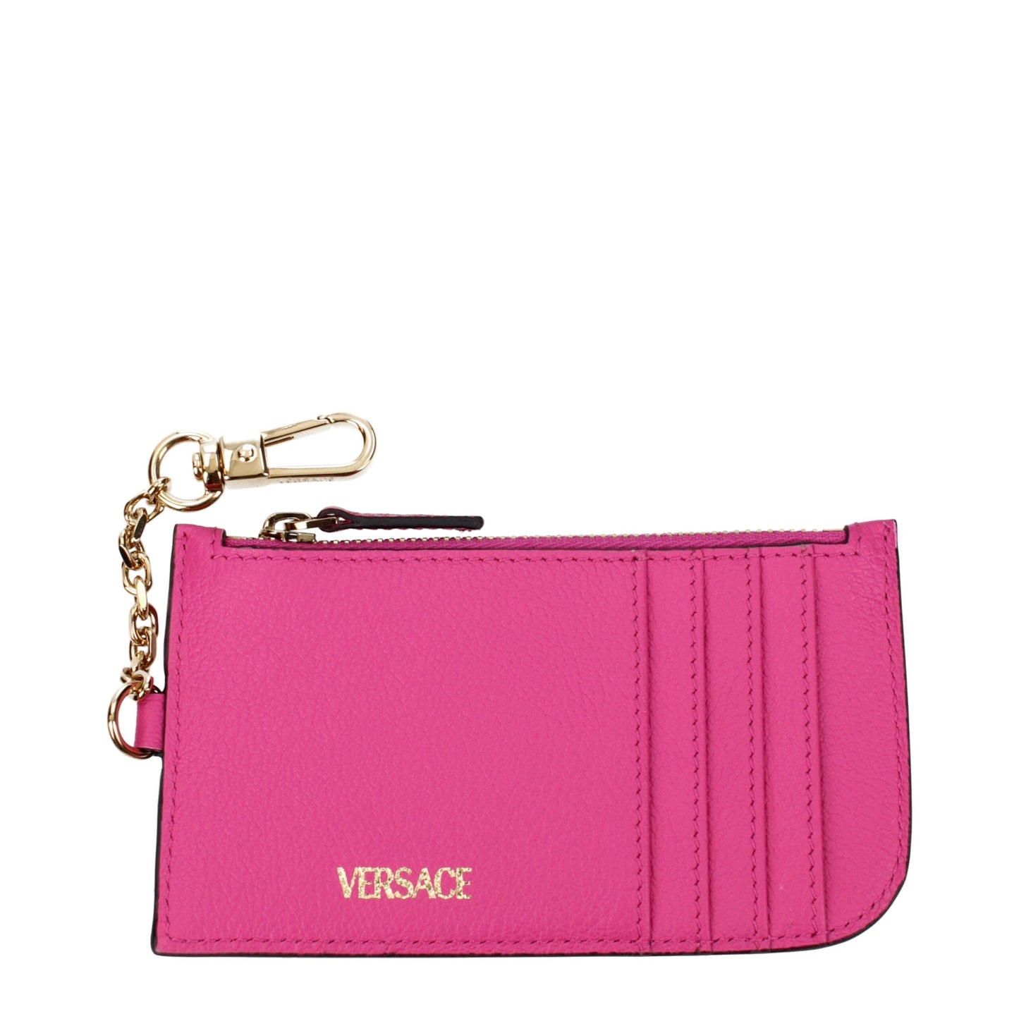 Versace Rosa Leder Geldbörse