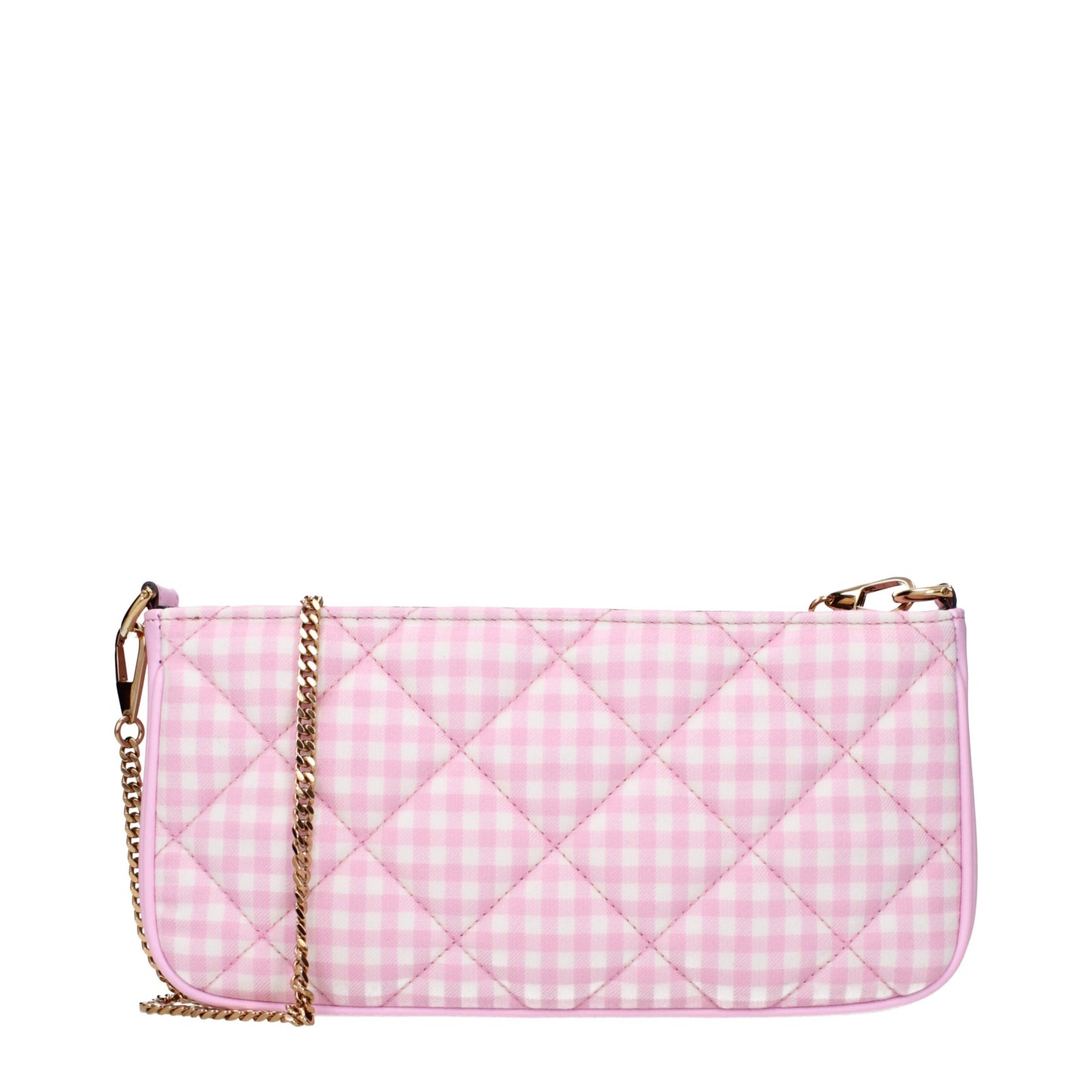 Versace Schultertasche aus pinkfarbenem Stoff