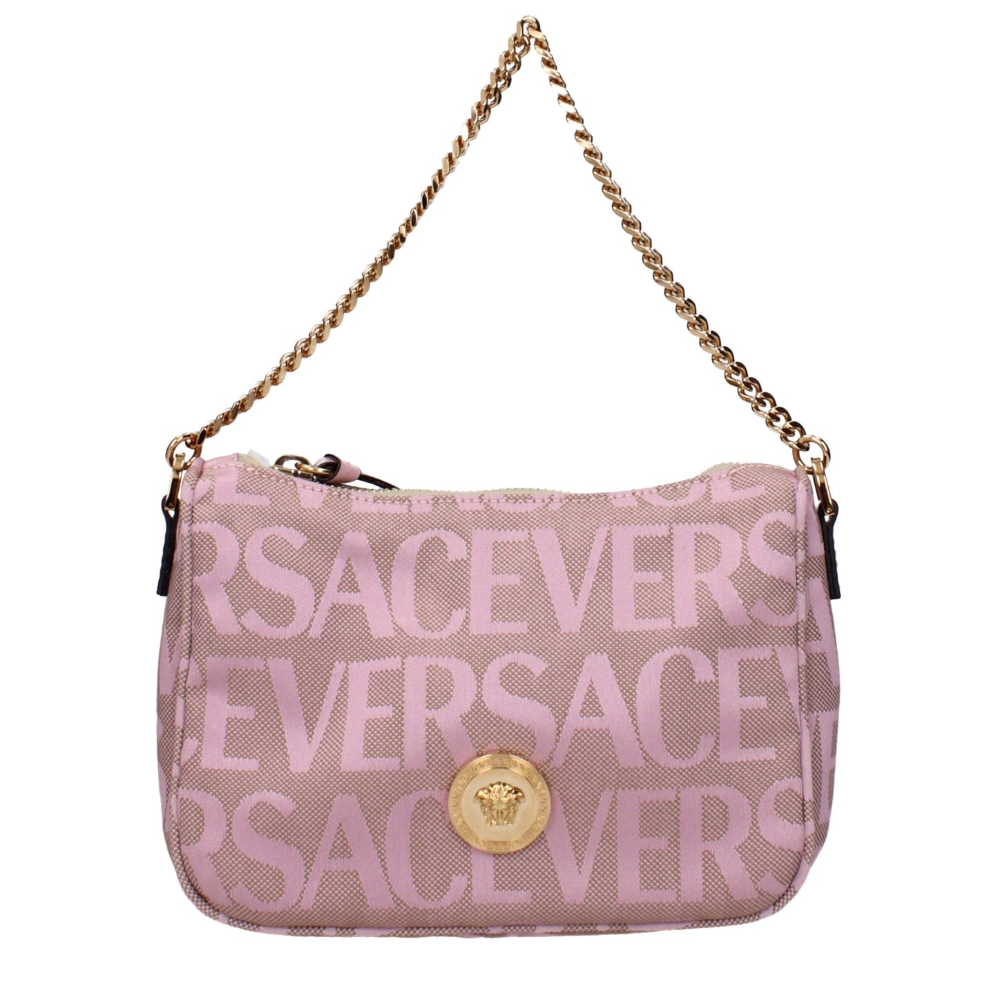 Versace Handtasche aus pinkfarbenem Stoff