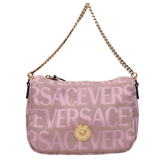 Versace Handtasche aus pinkfarbenem Stoff