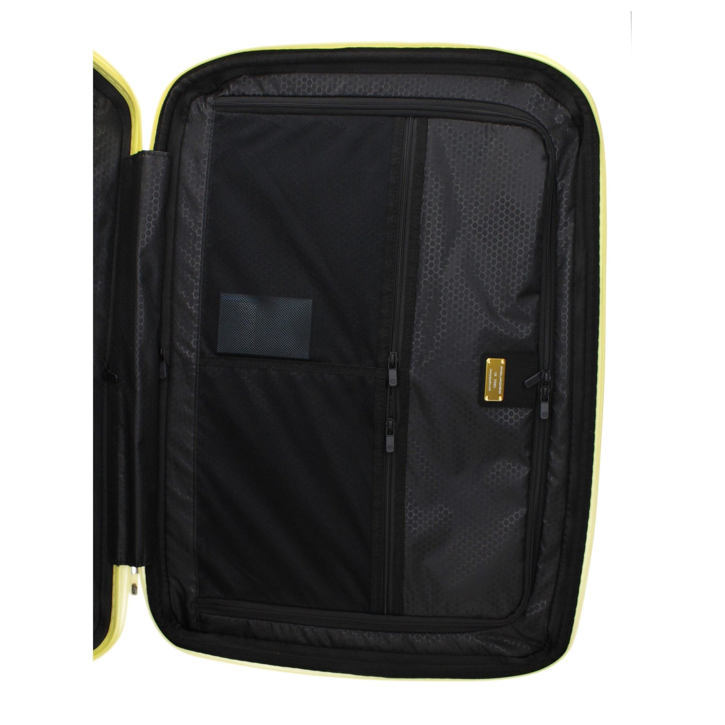 Piquadro Gelbes Polycarbonat-Gepäck und Reise