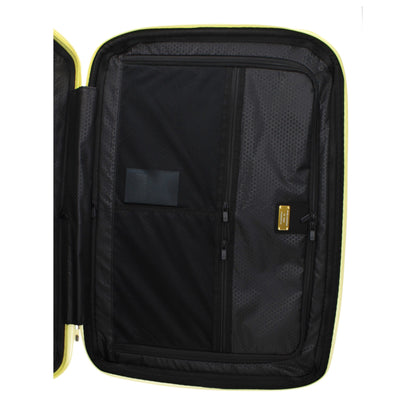 Piquadro Gelbes Polycarbonat-Gepäck und Reise