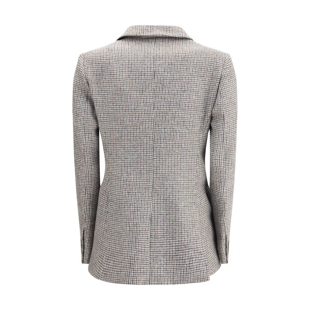 PAROSH Jacke mit Hahnentrittmuster