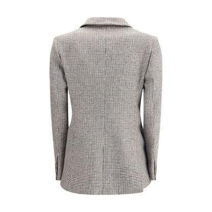 PAROSH Jacke mit Hahnentrittmuster