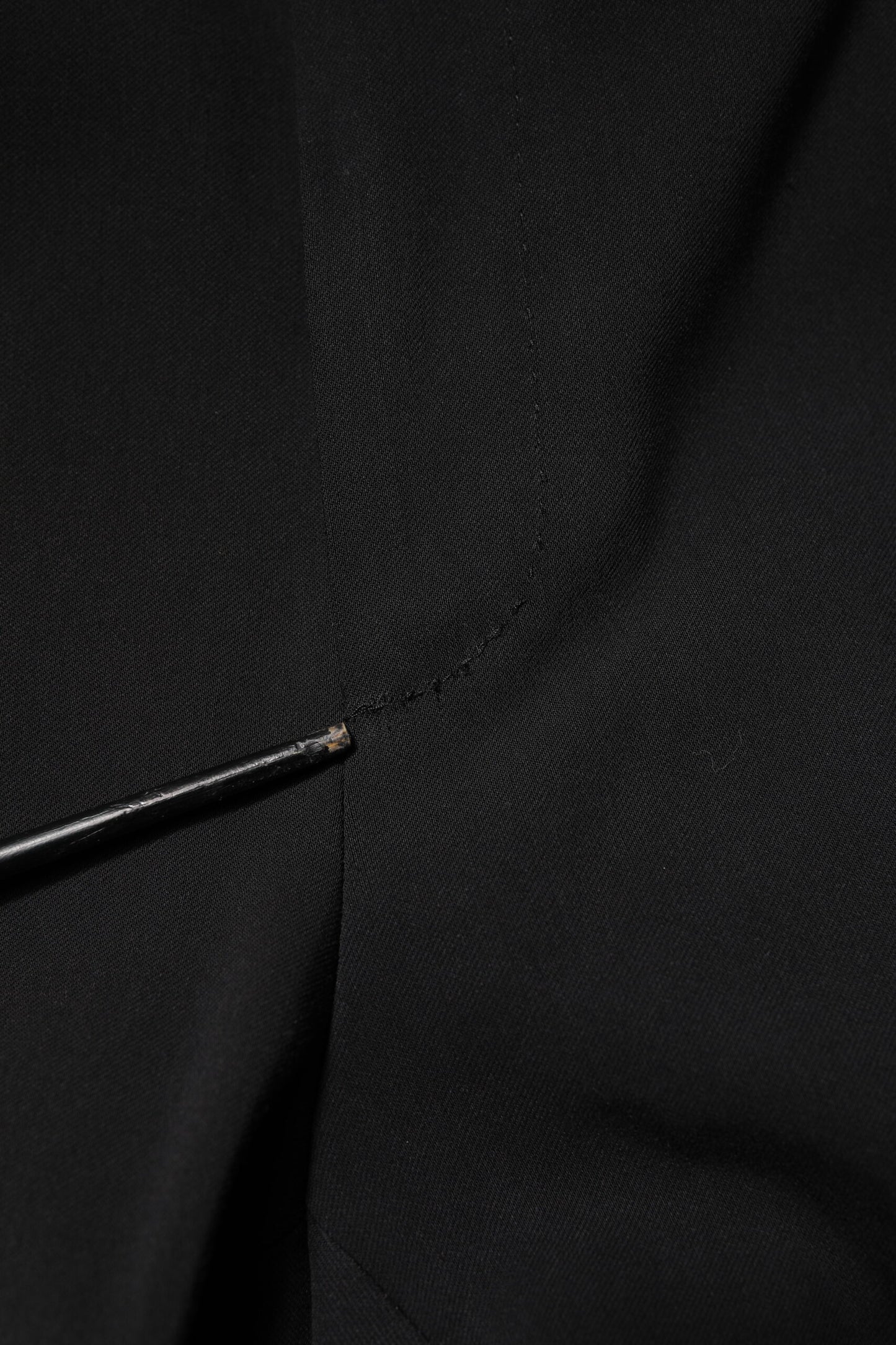 Dolce &amp; Gabbana – Schwarzer, einreihiger, zweiteiliger Anzug aus Baumwolle