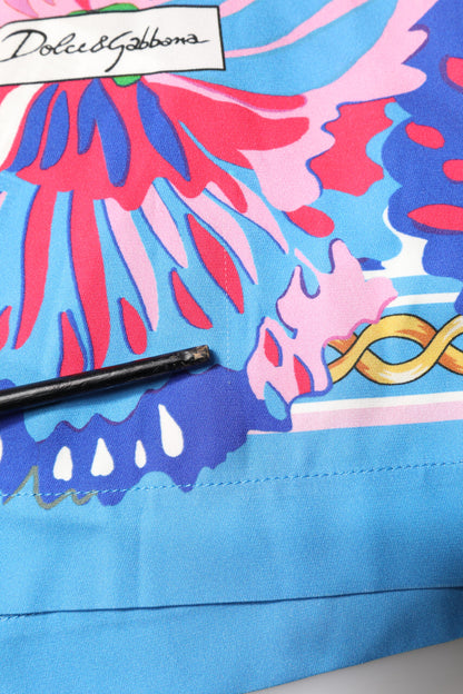 Dolce &amp; Gabbana – Tunika-Bluse mit mehrfarbigem Blumenmuster