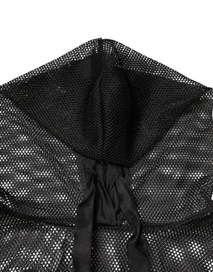 Dolce &amp; Gabbana – Schwarzer, durchsichtiger Kapuzenpullover