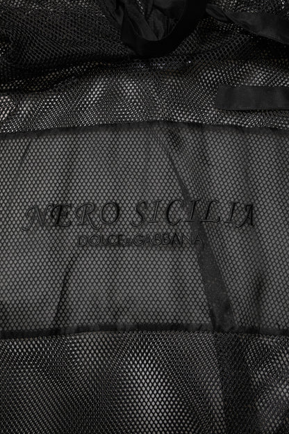 Dolce &amp; Gabbana – Schwarzer, durchsichtiger Kapuzenpullover