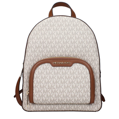 Michael Kors Rucksack aus beigefarbenem Stoff