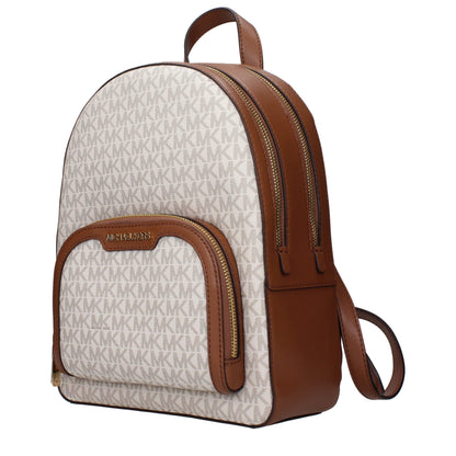 Michael Kors Rucksack aus beigefarbenem Stoff