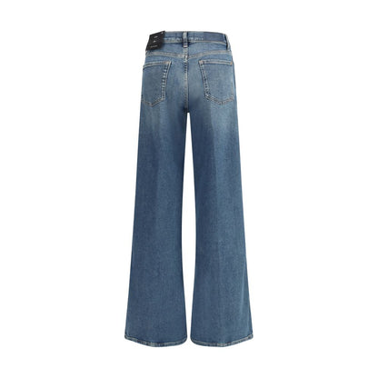7FOR – Lotta Luxe – Jeans mit weitem Bein