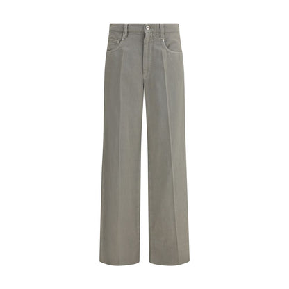 Brunello Cucinelli Zweifarbige Baumwolljeans im Relaxed Fit