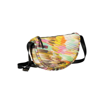 Desigual Gelbe Polyester-Handtasche