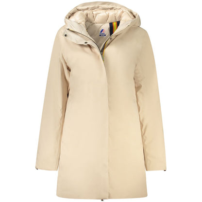 K-WAY Beige Polyester Jackets & Coat