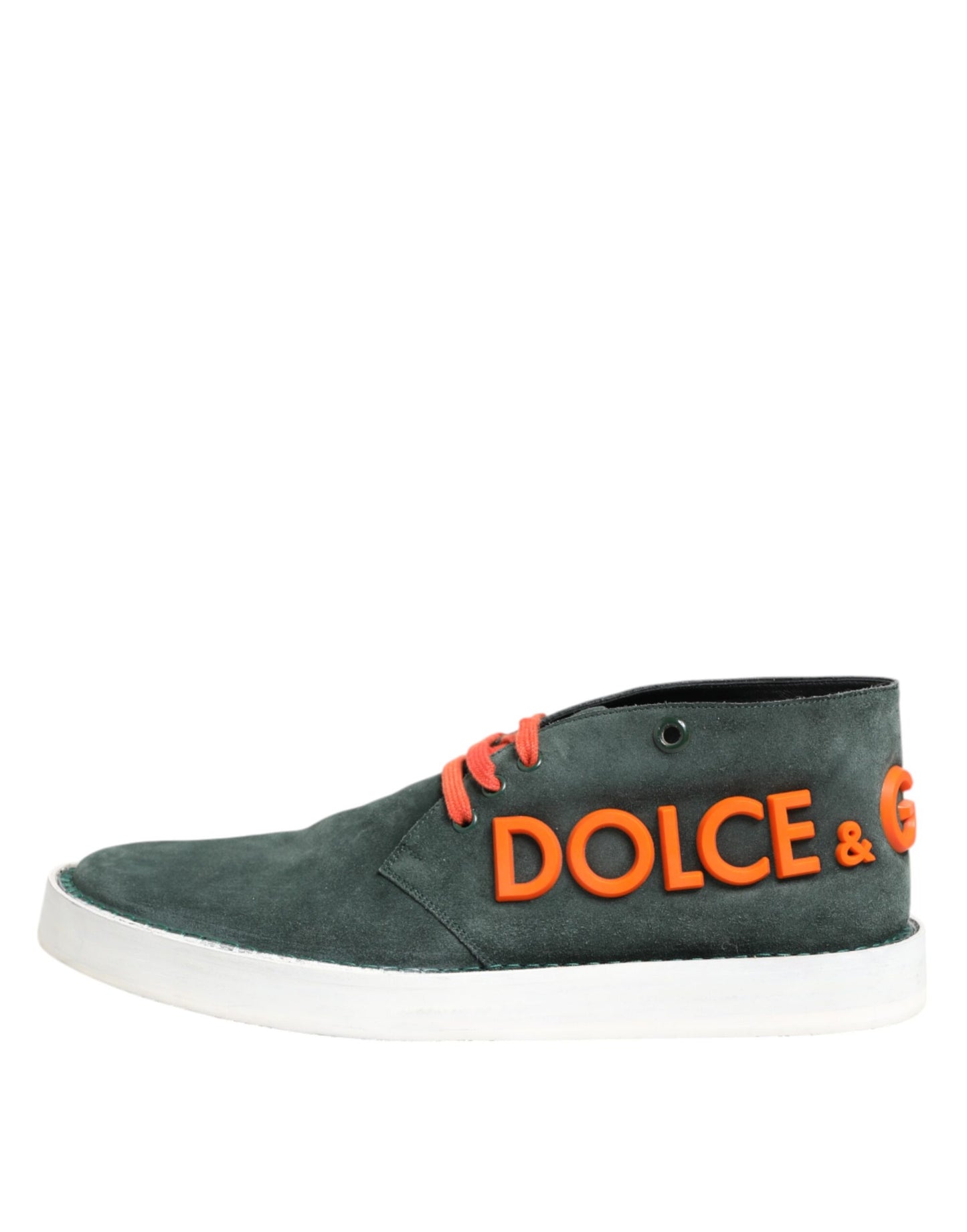 Dolce &amp; Gabbana Grün Derby Logo Casual Herren Sneakers Schuhe