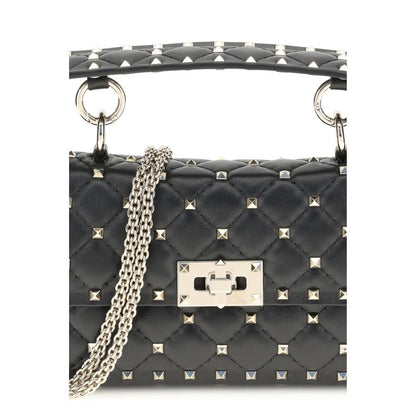Valentino Garavani – Kleine Rockstud Spike-Handtasche aus Leder