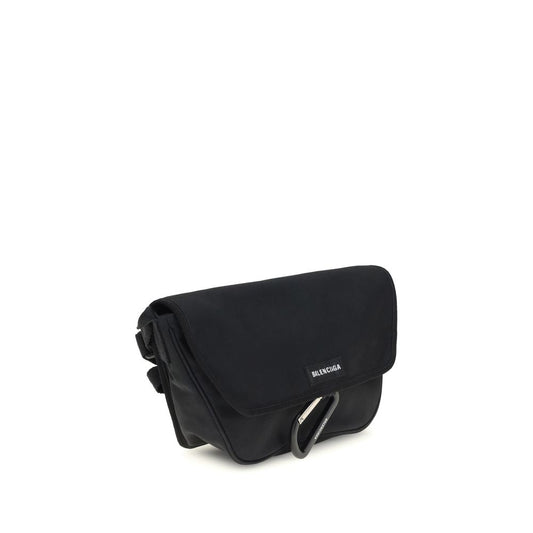 Balenciaga Schultertasche aus schwarzem Polyamid