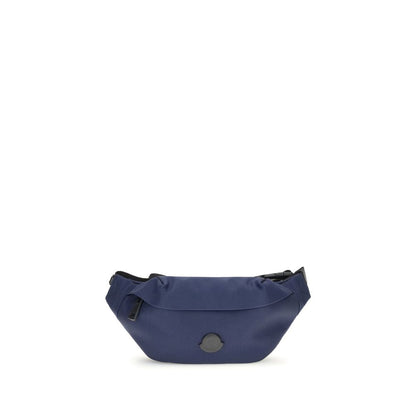 Moncler Clutch-Bag aus blauem Nylon