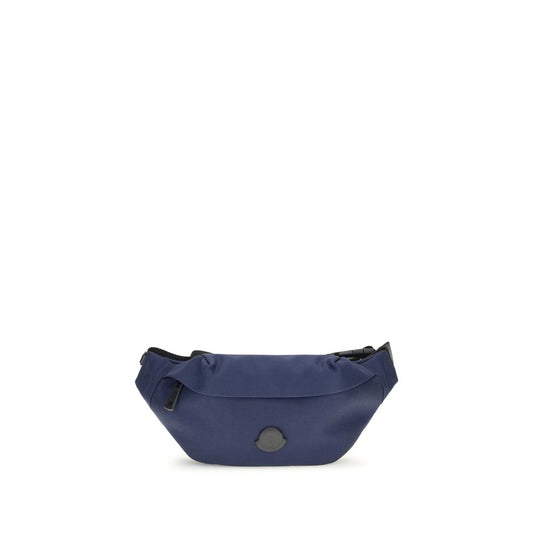 Moncler Clutch-Bag aus blauem Nylon