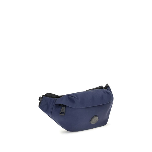 Moncler Clutch-Bag aus blauem Nylon