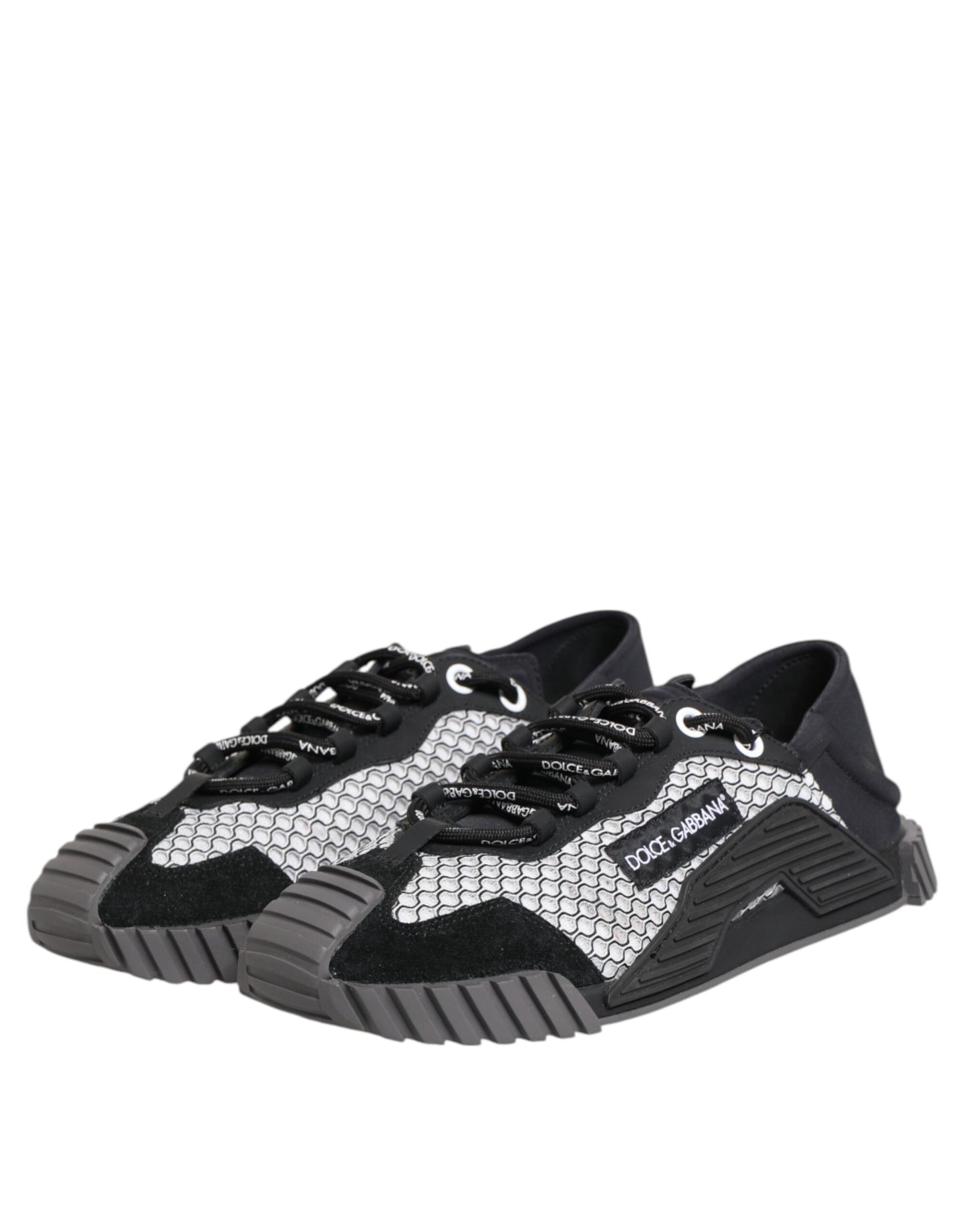 Dolce &amp; Gabbana – Mehrfarbige Low-Top-Sneakers „NS1“ mit Schnürung