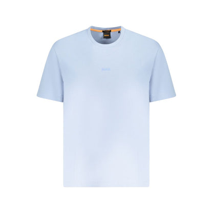 Hugo Boss – Blaues Baumwoll-T-Shirt für Herren