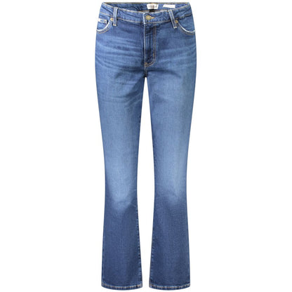 Guess Jeans Blue Cotton Women's Straight Jean