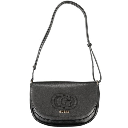 Guess Jeans Schwarze Polyethylen-Damenhandtasche
