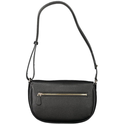 Guess Jeans Schwarze Polyethylen-Damenhandtasche