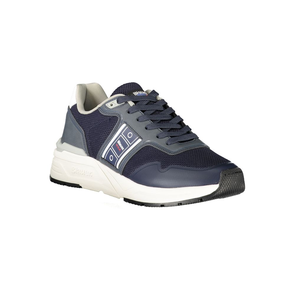Blauer blauer Herren-Sneaker aus Polyester